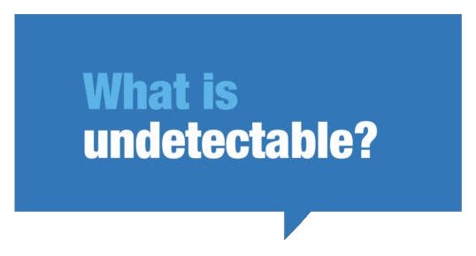 Click here to view the "What is undetectable?" YouTube video.